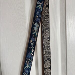 LUCKY BRAND embroidered belts